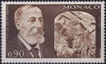 1972, Monako, 1027, 50. výročí úmrtí Camilla Saint-Saënse  ✶✶