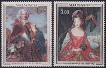 1972, Monako, 1029/1030, Obrazy z knížecího paláce (V)  ✶✶