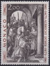 1972, Monako, 1033, 500. výročí narození Albrechta Dürera  ✶✶