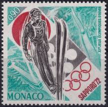 1972, Monako, 1037, Zimní olympijské hry, Sapporo ✶✶