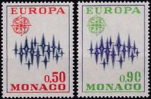 1972, Monako, 1038/1039, EUROPA ✶✶