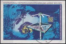 1972, NDR, A035, 100 let meteorologického shromáždění,  ⊙