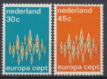 1972, Nizozemí, 0987/0988, EUROPA, **