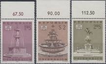 1972, Rakousko, 1382/1384p, Umělecké předměty: Kašny ∗∗