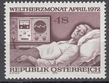 1972, Rakousko, 1386, Světový měsíc srdce, **