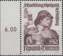 1972, Rakousko, 1393p, Výstava "Pozdní Gotika v Salcburku" ∗∗