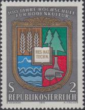 1972, Rakousko, 1401, 100 let Vysoké školy zemědělské ∗∗