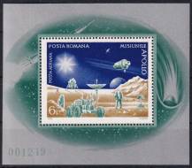 1972, Rumunsko, A102, Letecké: Program Apollo - Let vesmírné lodi na měsíc ✶✶
