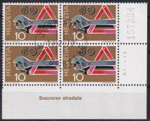 1972, Švýcarsko, 0964DČč, Výročí (II): 75 let Automotoklubu TCS a ACS ⊙ ⊞ P D