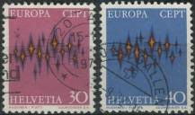 1972, Švýcarsko, 0969/0970, EUROPA ⊙