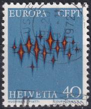 1972, Švýcarsko, 0970, EUROPA ⊙