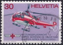 1972, Švýcarsko, 0977, Výročí (III): Letecká záchranná služba ⊙