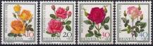 1972, Švýcarsko, 0984/0987, „Pro Juventute“: Růže (I) ✶✶