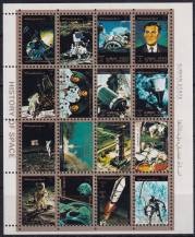 1973, Adžmán, PA2637/2652A, Letecký: úspěchy Spojených států amerických v letech do vesmíru ⊙