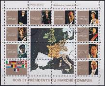 1973, Adžmán, PL2596/2604, Letecký: Hlavy států Evropského společenství ⊙