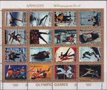 1973, Adžmán, PL2733/2748, Letecký: Olympijské hry ⊙