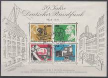 1973, Berlín, A04, 50 let Německé televize, ⊙