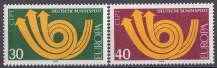 1973, Bundes, 0768/0769, EUROPA, **
