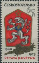 1973, ČSR II, 2029I, 25. výročí Ústavy 9. května ∗∗