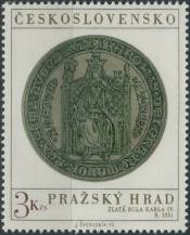 1973, ČSR II, 2031, Pražský hrad: Zlatá bula Karla IV. (1351) ∗∗