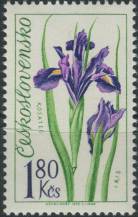 1973, ČSR II, 2039, Flóra Olomouc: Kosatec ∗∗