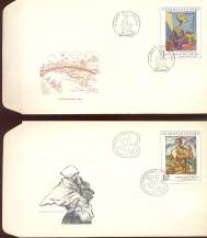 1973, ČSR II, FDC20A-F/73, Umění