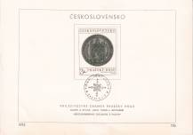 1973, ČSR II, NL12b/1973, Pražský hrad: Zlatá bula Karla IV. (1351)