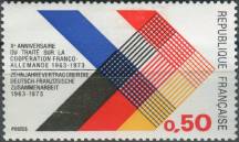 1973, Francie, 1819, 10 let smlouvy o německo-francouzské spolupráci ∗∗