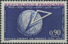 1973, Francie, 1830, 200 let Velké lóže Svobodných zednářů "Grand Orient de France" ∗∗