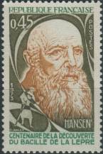 1973, Francie, 1847, 100. výročí objevení bacilu lepry ∗∗