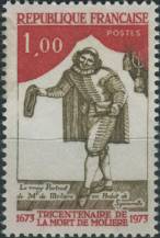 1973, Francie, 1850, 300. výročí úmrtí Moliéra ∗∗
