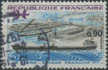 1973, Francie, 1851, Mořská plavební komora Le Havre ⊙