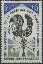 1973, Francie, 1858, 50 let Zemědělské komory ve Francii ∗∗