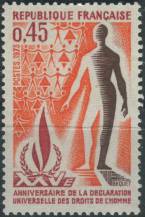 1973, Francie, 1861, 25. výročí Všeobecné deklarace lidských práv ∗∗