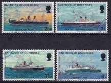 1973, Guernsey, 0075/0078, Poštovní lodě (II)  ⊙