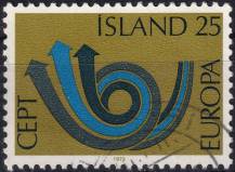 1973, Island, 0472, EUROPA ⊙