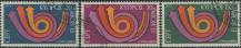 1973, Kypr, 0389/0391, EUROPA ⊙