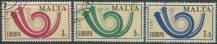 1973, Malta, 0472/0474, EUROPA ⊙