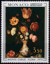 1973, Monako, 1072, Mezinárodní výstava květin, Monte Carlo  ✶✶