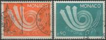 1973, Monako, 1073/1074, EUROPA ⊙