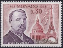 1973, Monako, 1077, 75 let propojení vysílačů Eiffelova věž-Panthéon  ✶✶