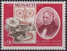 1973, Monako, 1084, 200. výročí narození Georgeho Cayleye ✶✶