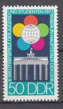 1973, NDR, 1867, Světový festival mládeže a studentstva, Berlín (III), **