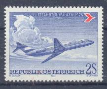 1973, Rakousko, 1413, Letecká, **