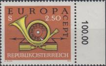 1973, Rakousko, 1416p, EUROPA ∗∗