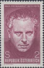1973, Rakousko, 1424, 100. výročí narození Maxe Reinhardta ∗∗