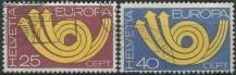 1973, Švýcarsko, 0994/0995, EUROPA ⊙