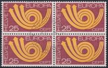 1973, Švýcarsko, 0994, EUROPA ⊙ ⊞