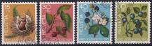 1973, Švýcarsko, 1013/1016, „Pro Juventute“: Lesní plody ⊙