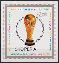 1974, Albánie, A051A, Mistrovství světa ve fotbale, Německo ✶✶